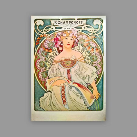 Champenois by A Mucha. Reprint 1972